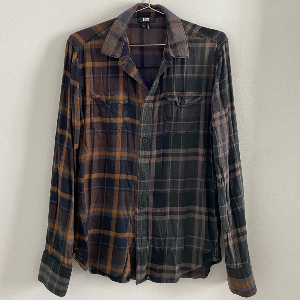 PAIGE Men’s Everett Culver Plaid Flannel